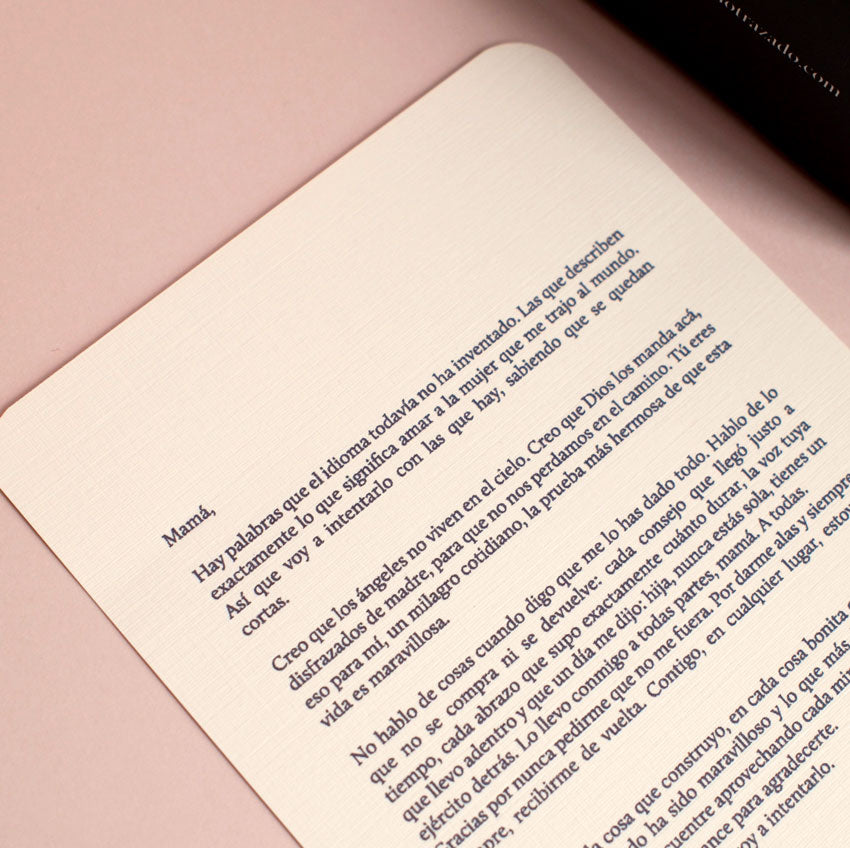 Carta de amor para Mamá (personalizable)