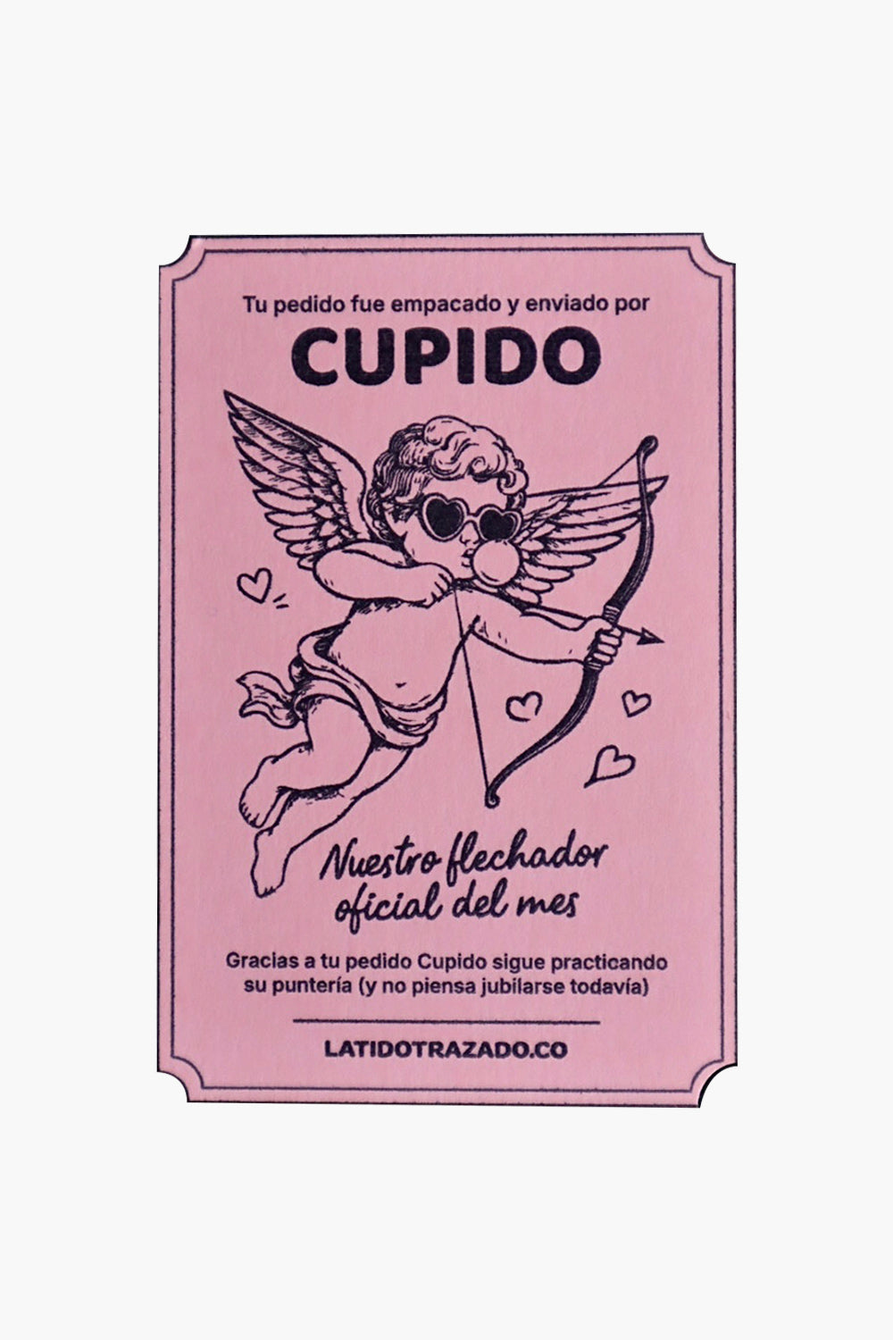 Regalo de Cupido: Tarjeta + Empaque regalo