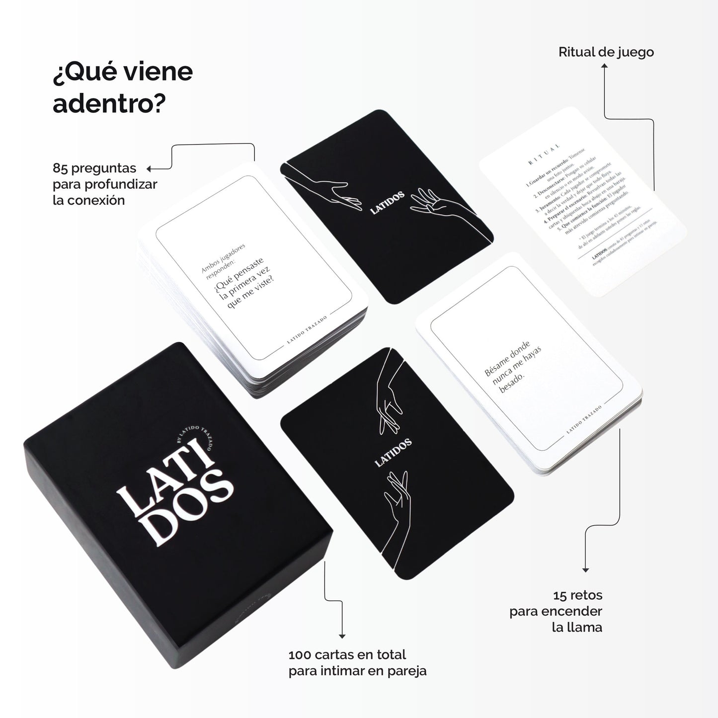 Juego de preguntas para pareja, ideal para regalar en San Valentín o aniversarios. Perfecto para fortalecer la conexión en pareja