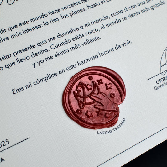 Certificado de amor (personalizado)