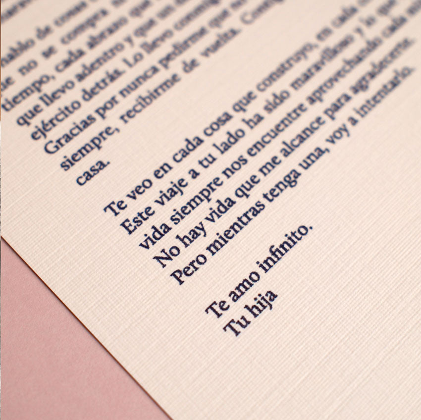 Carta de amor para Mamá (personalizable)