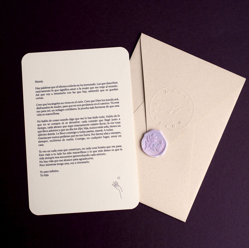 Carta de amor para Mamá (personalizable)