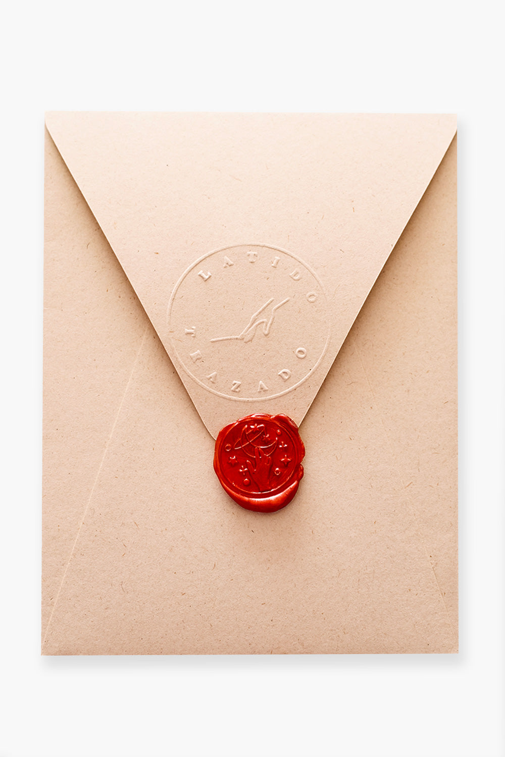 Carta manuscrita de regalo con sobre vintage personalizado