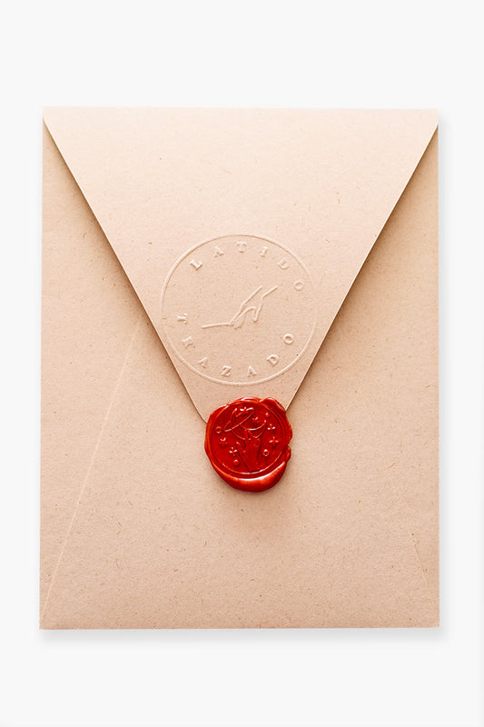 Carta manuscrita de regalo con sobre vintage personalizado