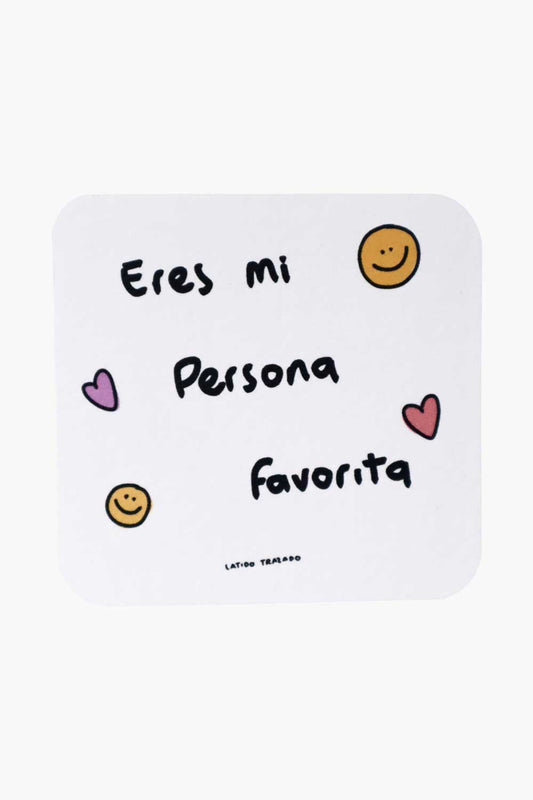 Tarjeta: Eres mi persona