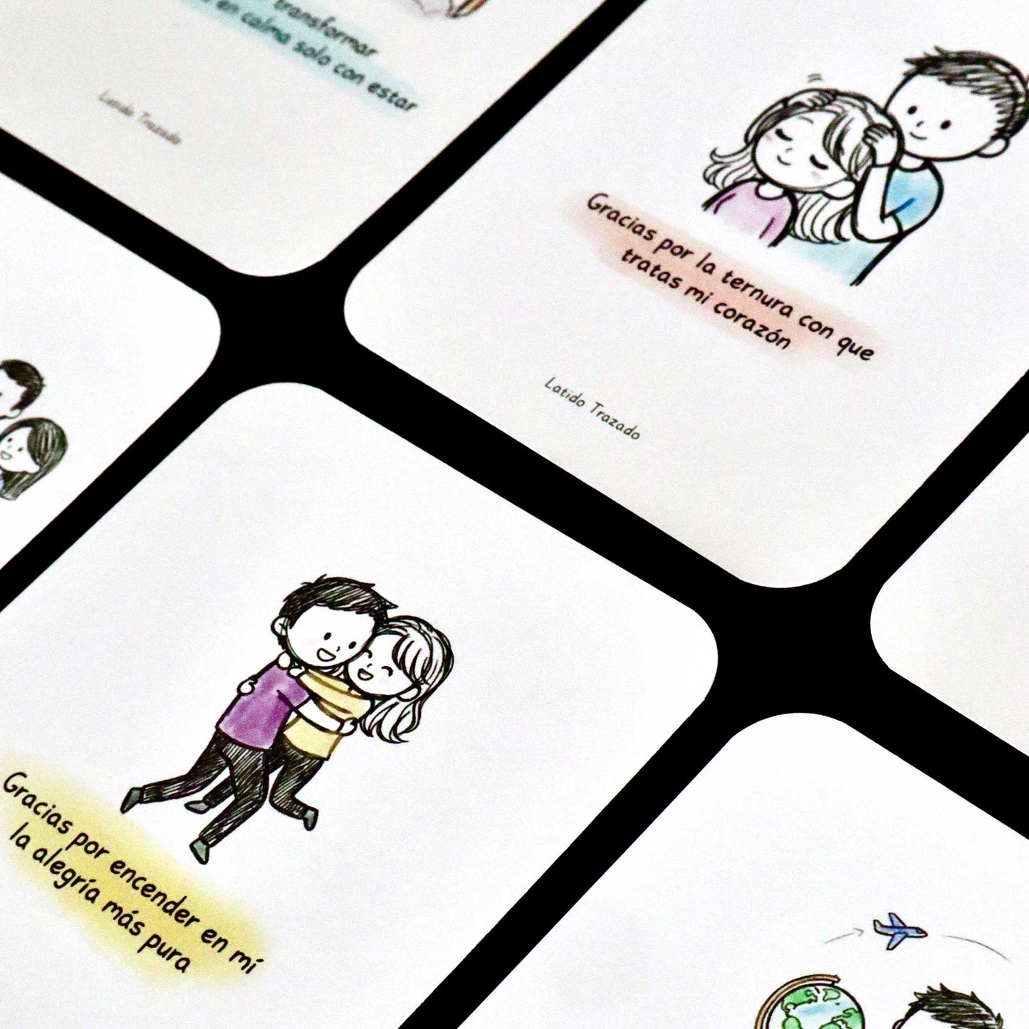 Set 7 Tarjetas de Amor