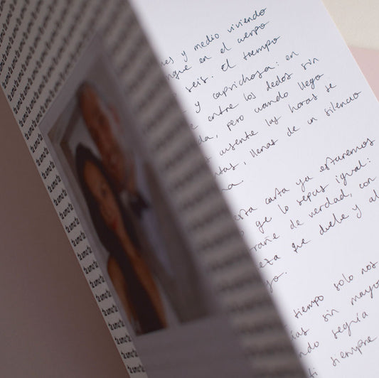 Tarjeta te amo · Edición Polaroid