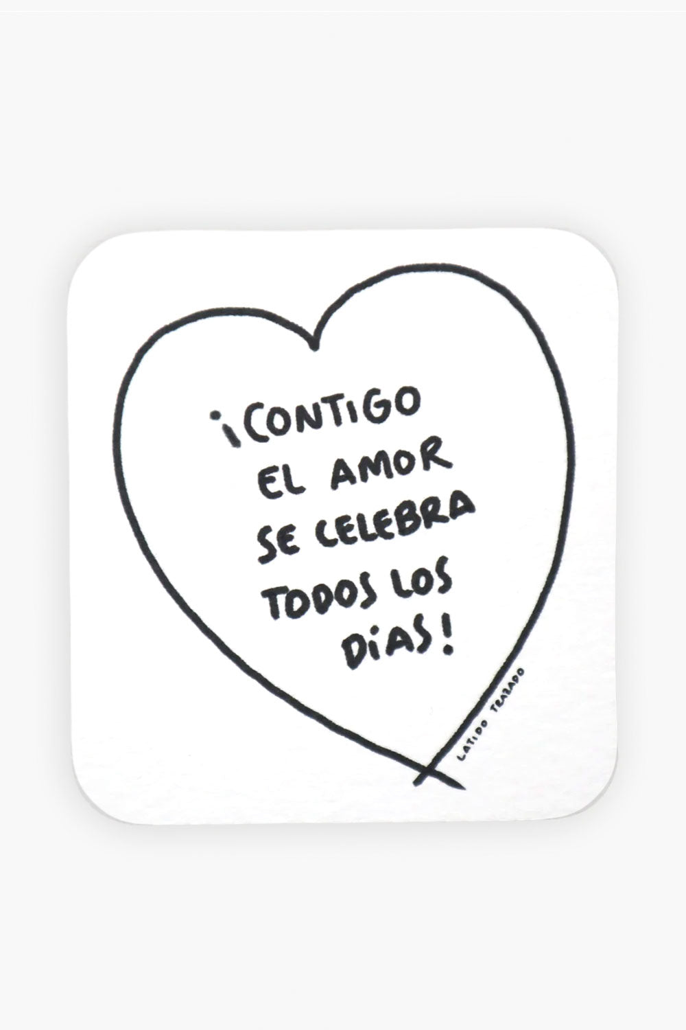 Tarjeta: Contigo el amor